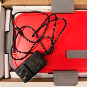 Red and Gray Electric Hot Bento Lunch Box with Charger  hot meals on the go